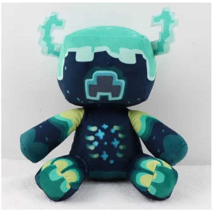 Plüssjáték, Creeper és Ender sárkány figura, többszínű, 20x15cm
