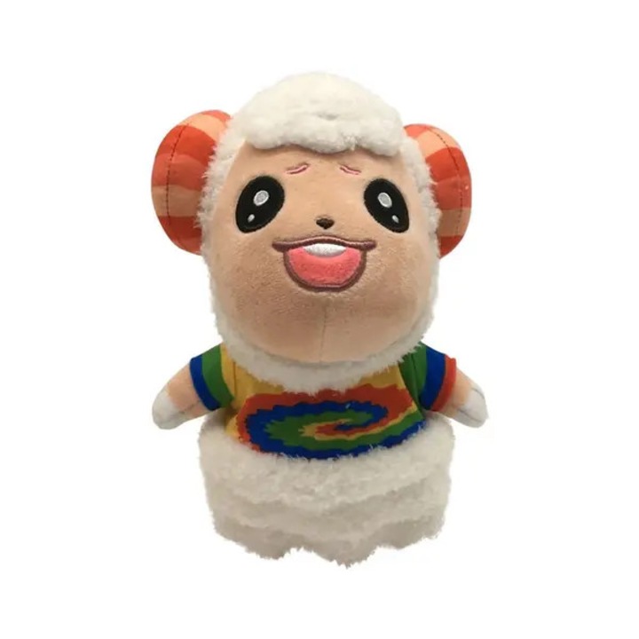 Plüss bárány játék Animal Cross 20cm puha fehér