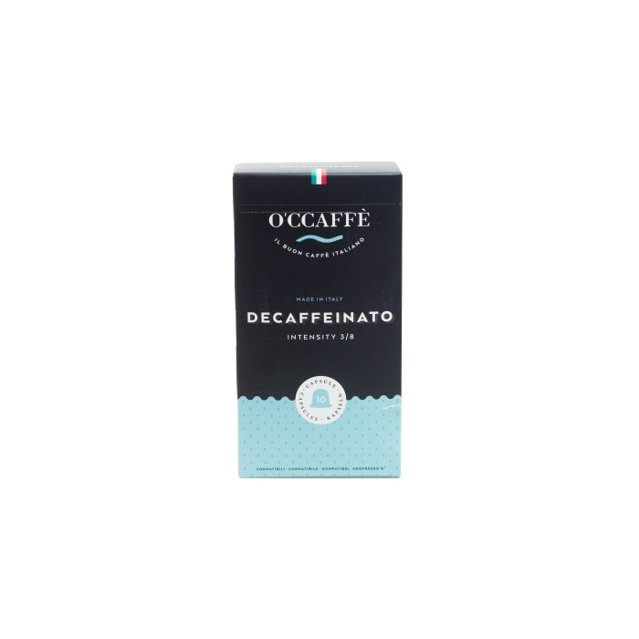 Capsule O'CCAFFE Decaffeinato, 10 capsule, compatibile Nespresso