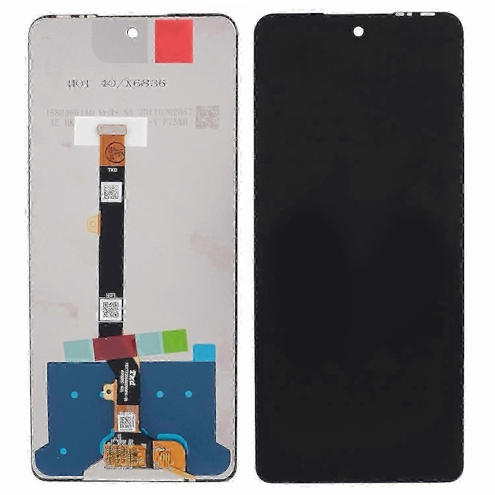 LCD екран и дигитайзер Infinix Hot 40, клас C, черен, 6.78 инча