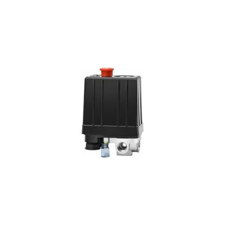 Пресостат за компресор, 4 изхода, 0.5-0.8 MPa, 220V, 82x52x127mm