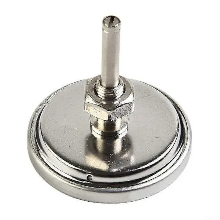 Rozsdamentes acél grillhőmérő, fedél, ezüst, 6cm