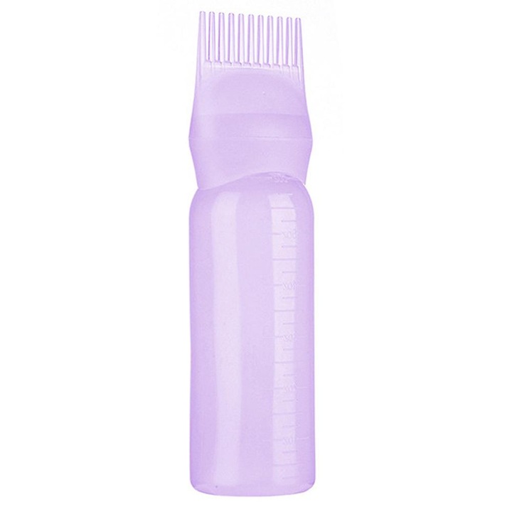 Hajfesték felvivő flakon, 60ml, lila, 17x4.5x4.5cm