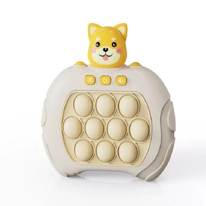 Преносима аркадна игра, дизайн астронавт, жълт, 999 нива