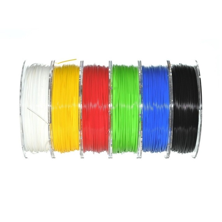 Set filament PLA 6 culori x 0.33KG StartPack 1.75mm Devil Design