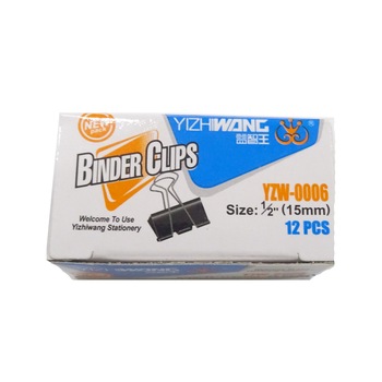 Binder metalic 15MM 12/cutie 40701100 Binder metalic 15MM 12/cutie 40701100