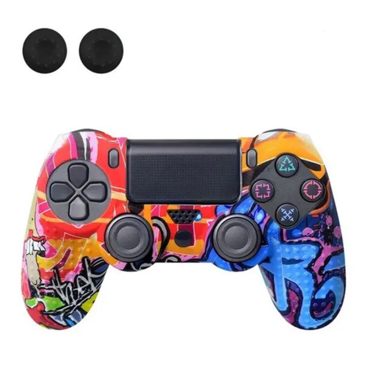 Kék szilikon tok PlayStation 4 Pro Slim kontrollerhez