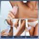 Epilátor nőknek, dupla fejű, újratölthető, rózsaszín, 5Wx600mAh