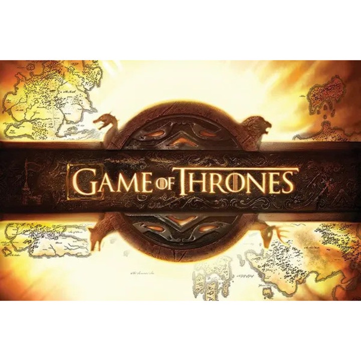 Poszter Game of Thrones logó többszínű 61x91.5cm
