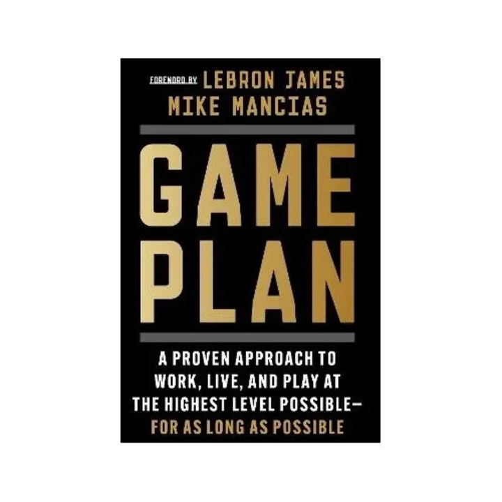 Game Plan, Mike Mancias, táplálkozás, edzés, regeneráció, angol, 9780063316430
