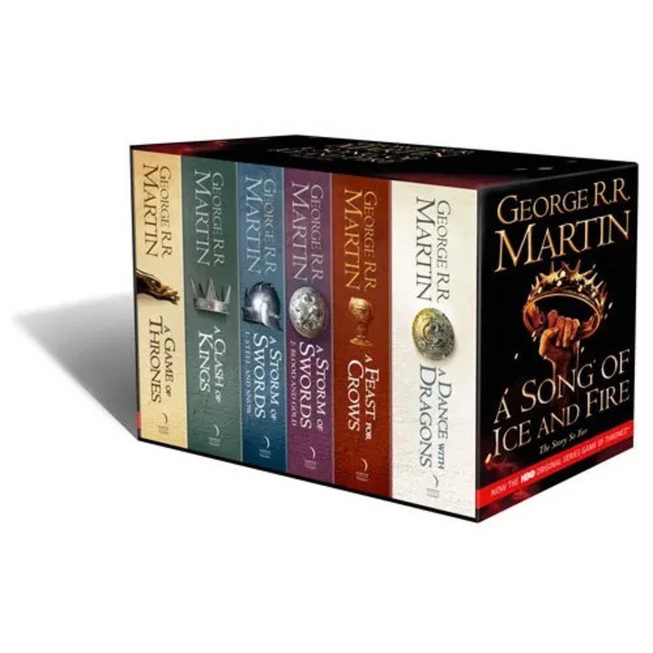Game of Thrones set 6 volume, engleza, carton