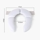 Scaun antrenament toaleta copil alb pliabil 19x17x1.9cm