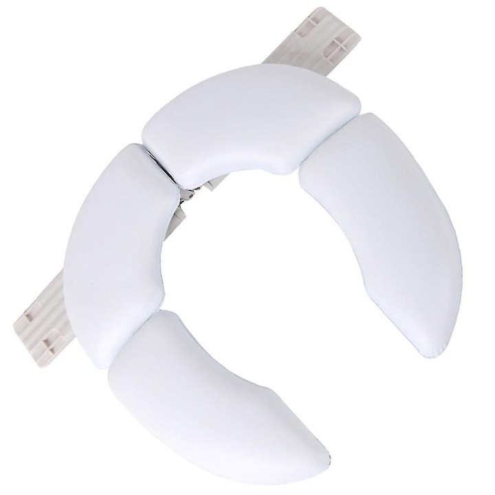 Scaun antrenament toaleta copil alb pliabil 19x17x1.9cm