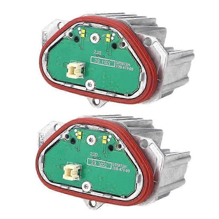 2 db LED fényszóró modul készlet, alumínium, ezüst, 2018-2021 Ford Focus Fiesta Puma