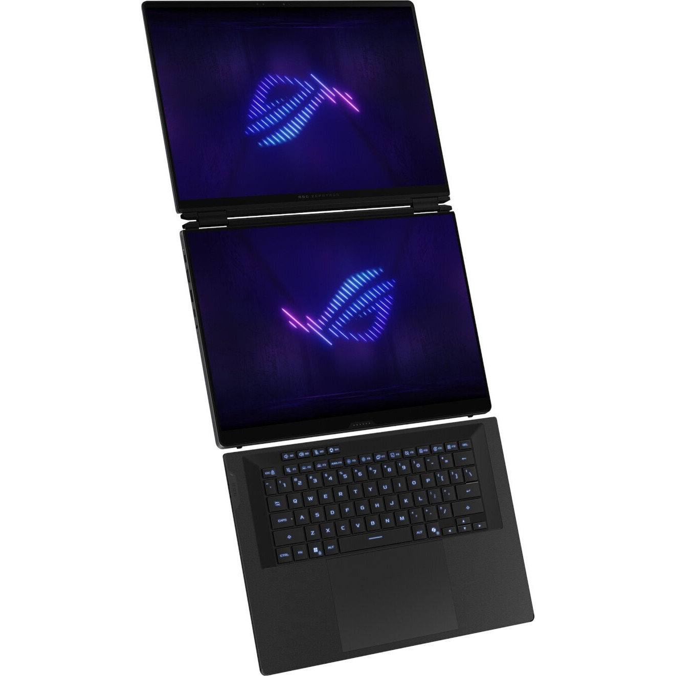 Laptop ASUS ROG Zephyrus Duo 16, 16" 3K Touchscreen, Intel® Core™ Ultra 9 386H pana la 4.9 GHz, 32 GB RAM LPDDR5x 8533, 2 TB SSD, NVIDIA® GeForce® RTX 5090 24 GB, Windows 11 Pro, Stellar Grey 2 TB