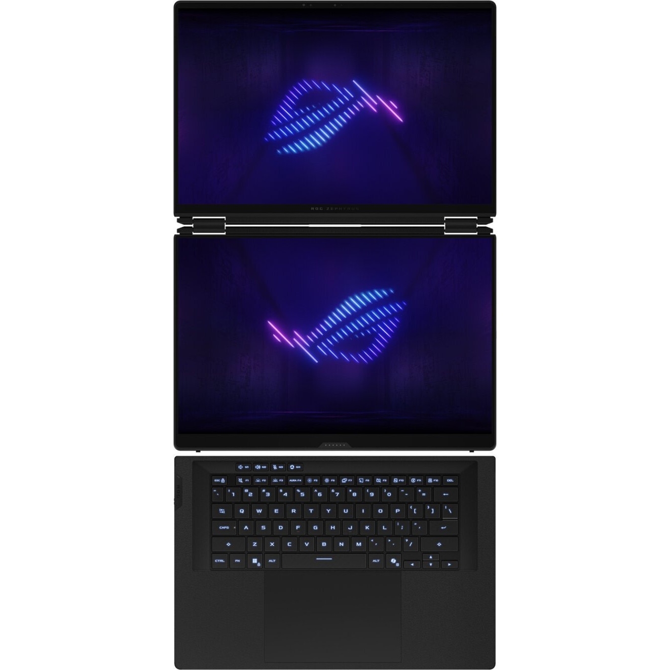 Laptop ASUS ROG Zephyrus Duo 16, 16" 3K Touchscreen, Intel® Core™ Ultra 9 386H pana la 4.9 GHz, 32 GB RAM LPDDR5x 8533, 2 TB SSD, NVIDIA® GeForce® RTX 5090 24 GB, Windows 11 Pro, Stellar Grey 2 TB