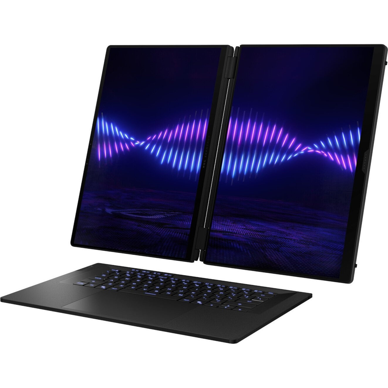 Laptop ASUS ROG Zephyrus Duo 16, 16" 3K Touchscreen, Intel® Core™ Ultra 9 386H pana la 4.9 GHz, 32 GB RAM LPDDR5x 8533, 2 TB SSD, NVIDIA® GeForce® RTX 5090 24 GB, Windows 11 Pro, Stellar Grey 2 TB