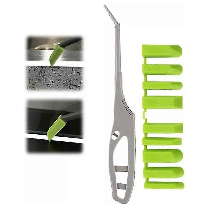 Set 2 unelte silicon pentru finisare chit 4x6x10x16mm multicolor