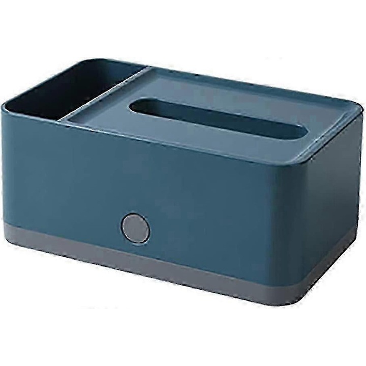 Kék multifunkcionális tartó 22x13.3x9.6cm távirányítóhoz és kiegészítőkhöz