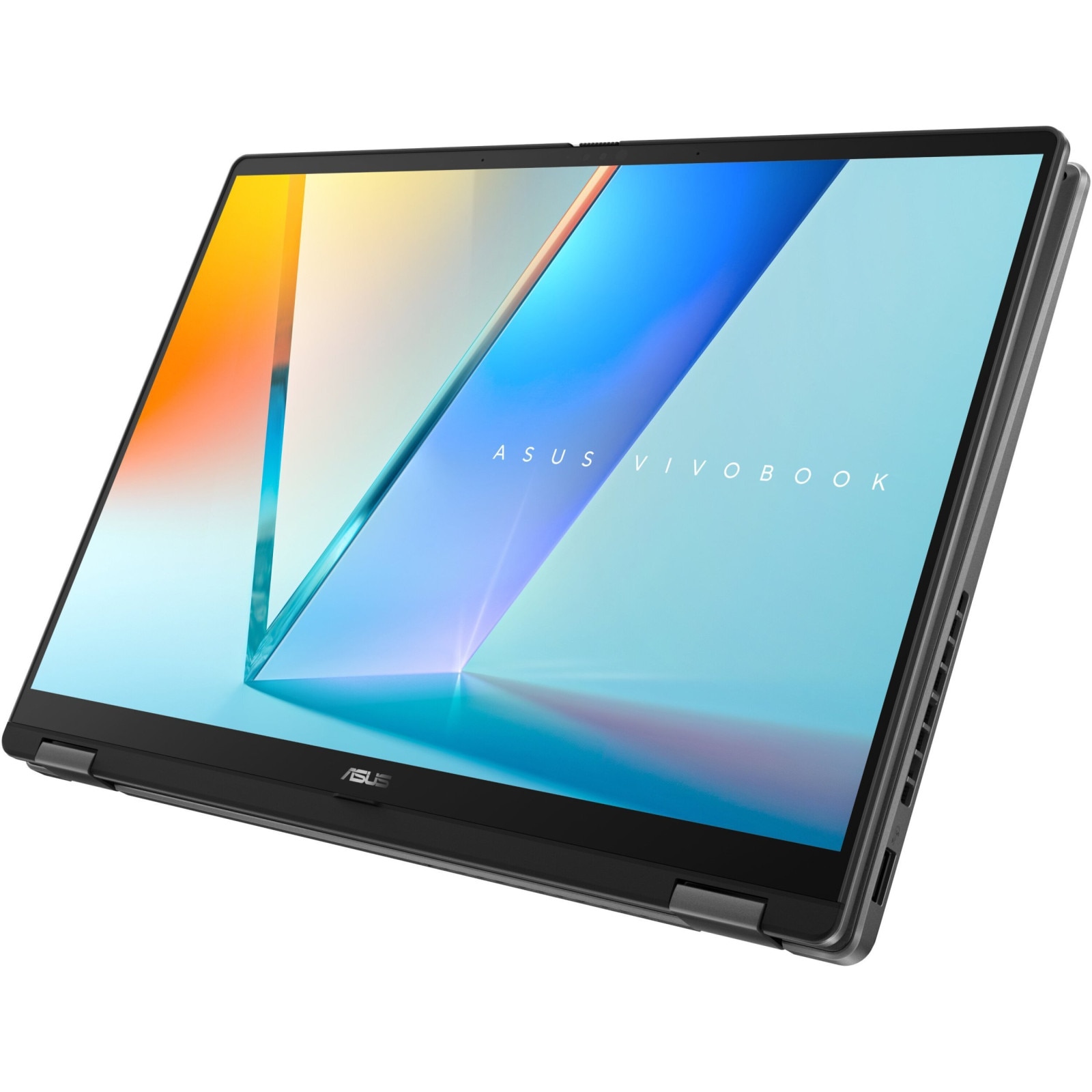 Laptop ASUS Vivobook 14 Flip, 14" WUXGA Touchscreen, Intel® Core™ Ultra 5 226V pana la 4.5 GHz, 16 GB RAM LPDDR5x, 512 GB SSD, Windows 11 Home, Matte Grey 512 GB