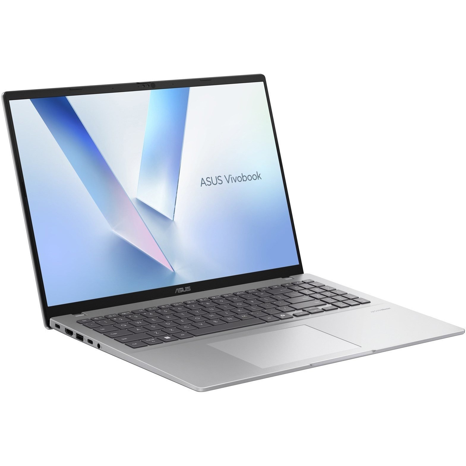 Laptop ASUS VivoBook 16, 16" WUXGA, Intel® Core™ Ultra 5 325 pana la 4.5 GHz, 16 GB RAM DDR5, 512 GB SSD, Intel® Graphics, Windows 11 Home, Cool Silver 512 GB