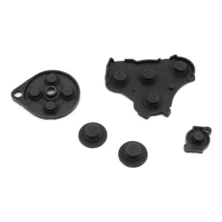 Nintendo GameCube kontroller gombok gumikészlete, fekete
