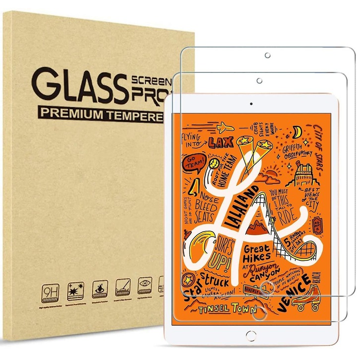 Edzett üvegfólia iPad Mini 4 és 5 képernyőhöz, átlátszó, 7.9 inch, 0.33mm