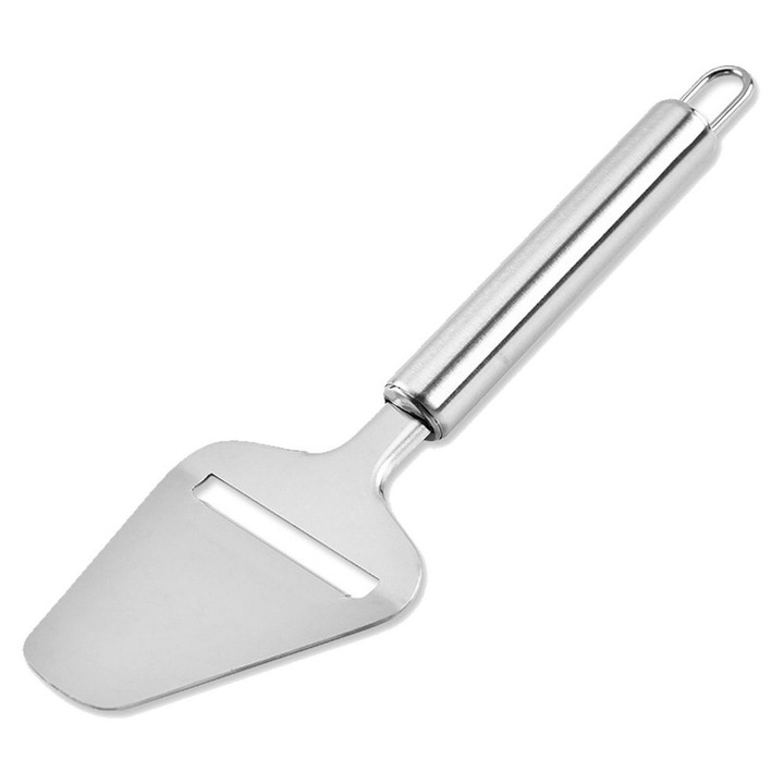 Feliator branza inox, manere cauciuc, robust, 20x5cm