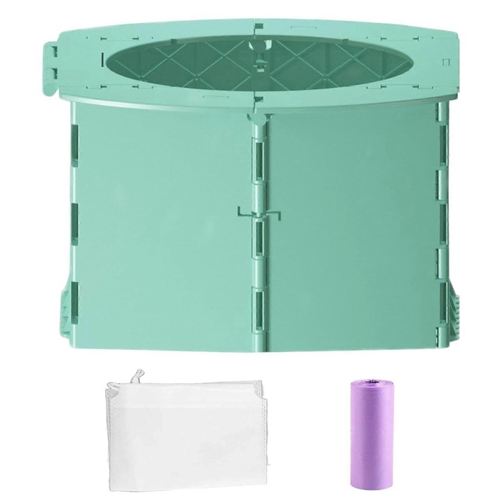 Scaun antrenament olita pliabil verde 30x25x15cm