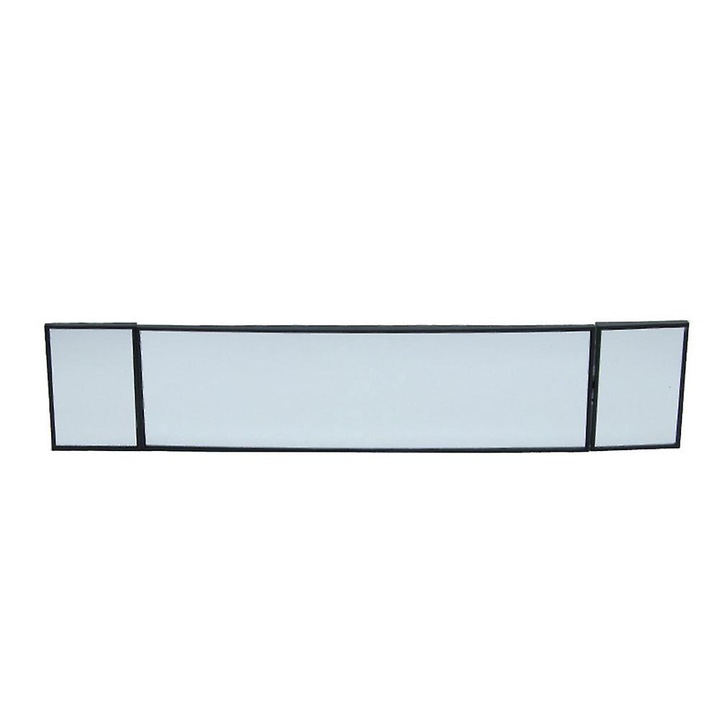 Panorámás domború autótükör, 38.6cm, fekete, 38.6x8x3.4cm