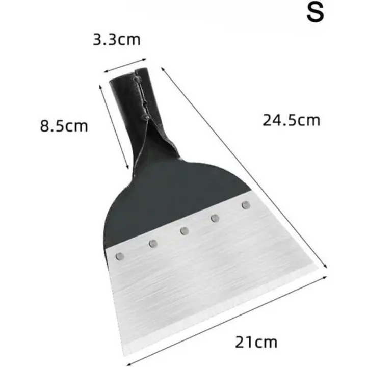 Многофункционална лопата от въглеродна стомана, издръжлива, 30x15см
