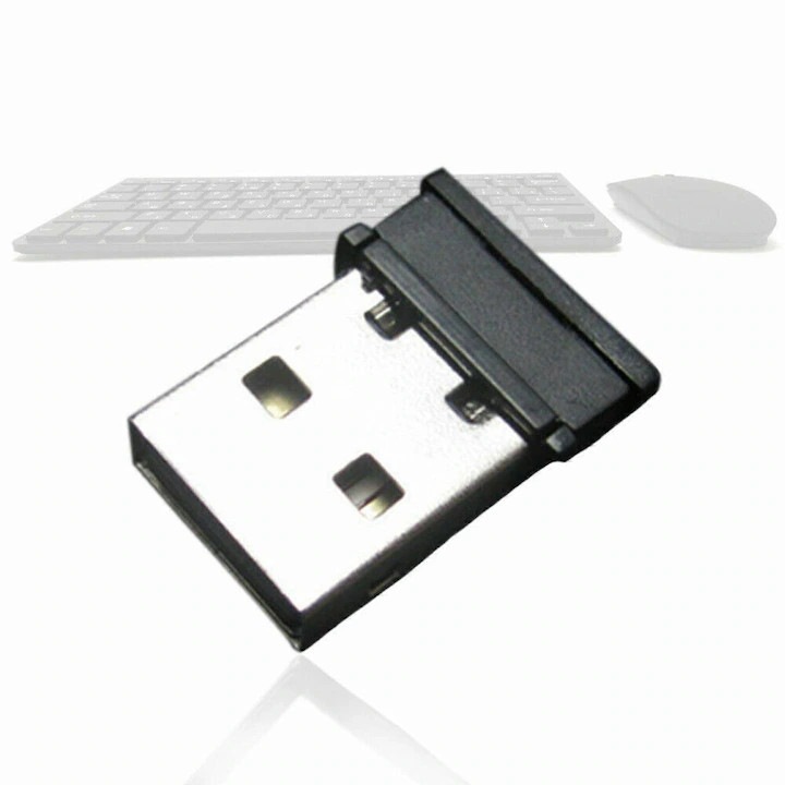 USB vezeték nélküli adapter 2.4G fekete fehér 1.7x1.2cm