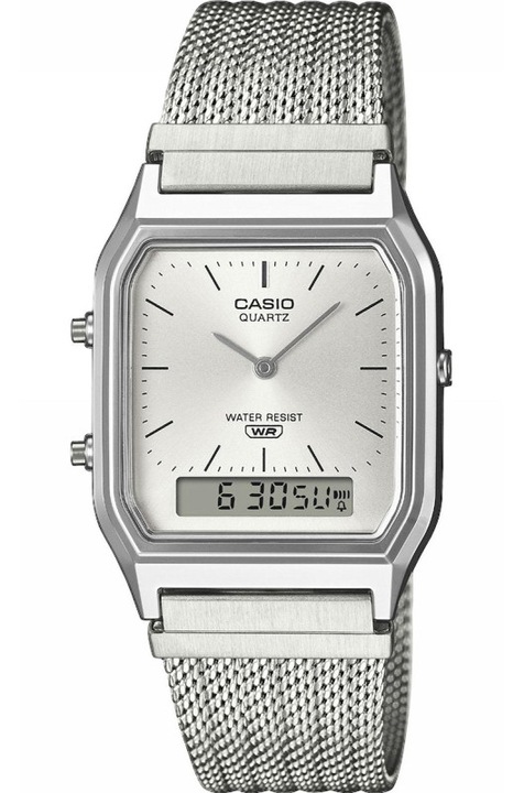 Ceas dama Casio AQ-230EM-7AEF Quartz Argintiu