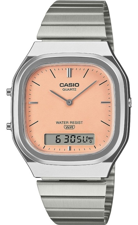Ceas dama Casio AQ-240E-4AEF Quartz Argintiu