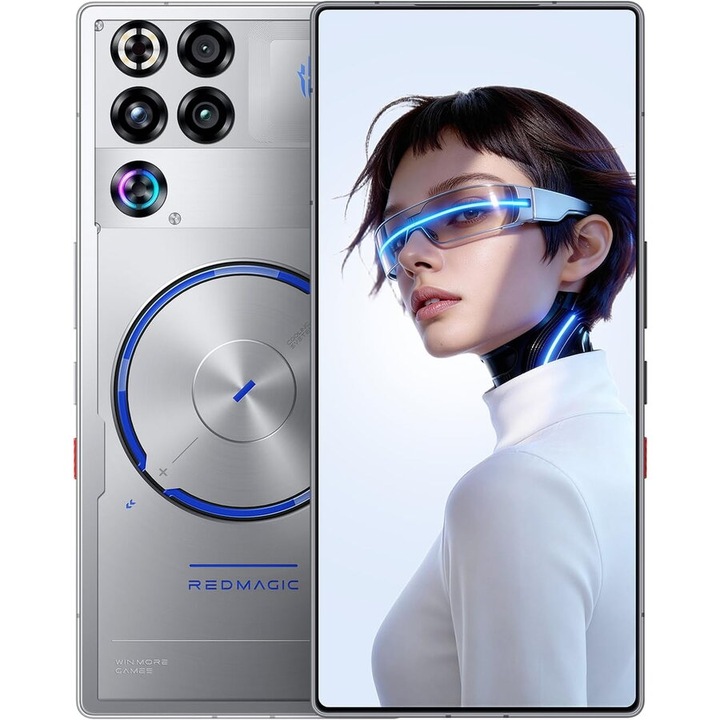 Мобилен телефон ZTE Nubia Redmagic 11S Pro, 16GB RAM, 512GB, Dual SIM, 6.85" AMOLED, Subzero