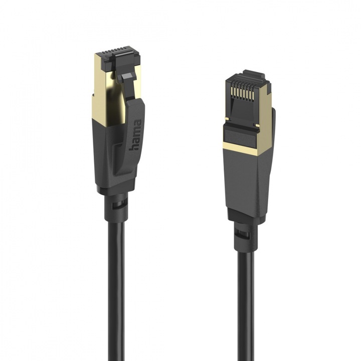 HAMA S/FTP hálózati patch kábel, CAT 8, RJ-45 - RJ-45, 40Gbit/s, 5.0 m