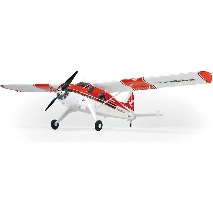 Aeromodell DHC-2 AIR BEAVER RED RTF (1520 mm), részben felszerelve
