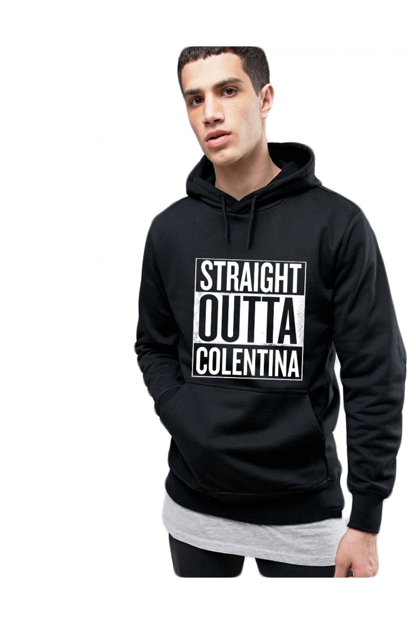 Hanorac Barbati Negru, Straight Outta Colentina
