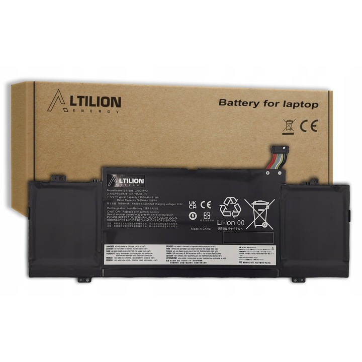 Laptop akkumulátor Altilion Energy L20C4PF2-7900mAh kompatibilis Lenovo modellekkel