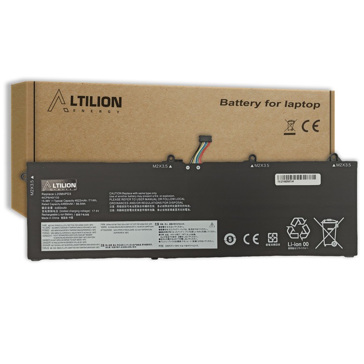 Laptop akkumulátor Altilion Energy L20M4PD3 kompatibilis Lenovo modellekkel
