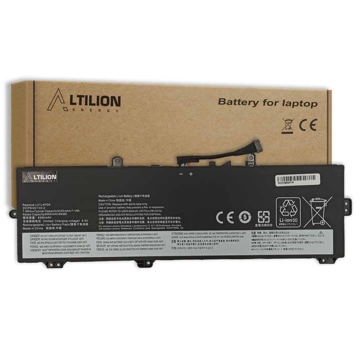 Laptop akkumulátor Altilion Energy L21L4PG5 kompatibilis Lenovo modellekkel