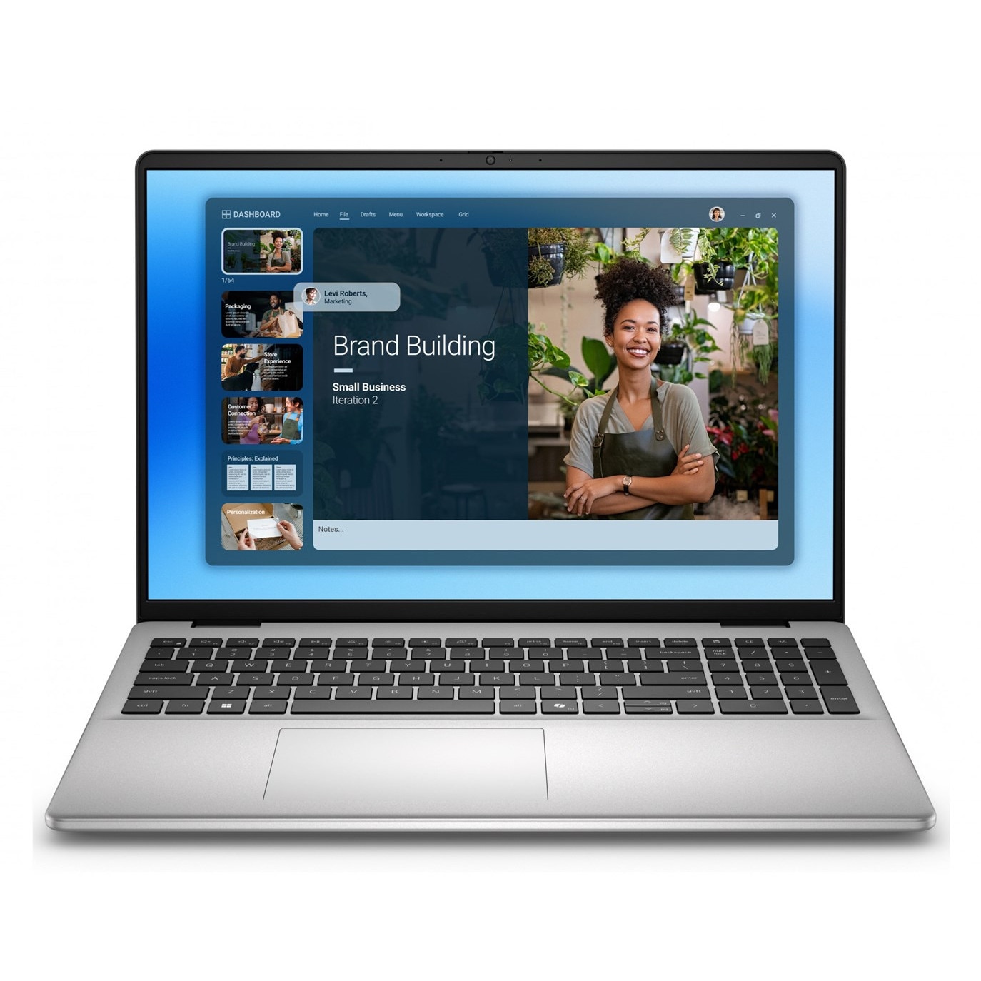 Laptop DELL DC16251, 16" Full HD+, Intel® Core™ 7 150U pana la 5.4 GHz, 16 GB RAM DDR5, 1 TB SSD, NVIDIA® GeForce® MX570A 2 GB, Windows 11 Pro, Platinum 1 TB