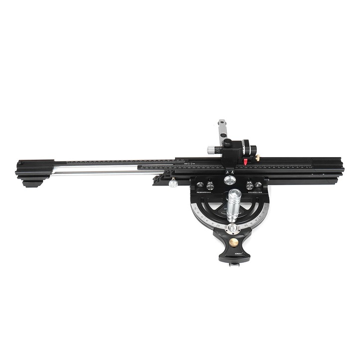 Ghidaj de taiere in unghi HD-MG21-BS, opritor de unghi pentru fierastrau de masa, reglabil 0–50°, aliaj de aluminiu, pentru fierastrau de masa mic