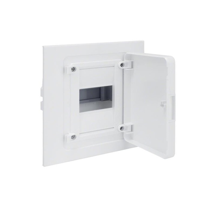 Hager Golf elektromos elosztószekrény, 4 modul, fehér, 225x204x97.5mm, süllyesztett