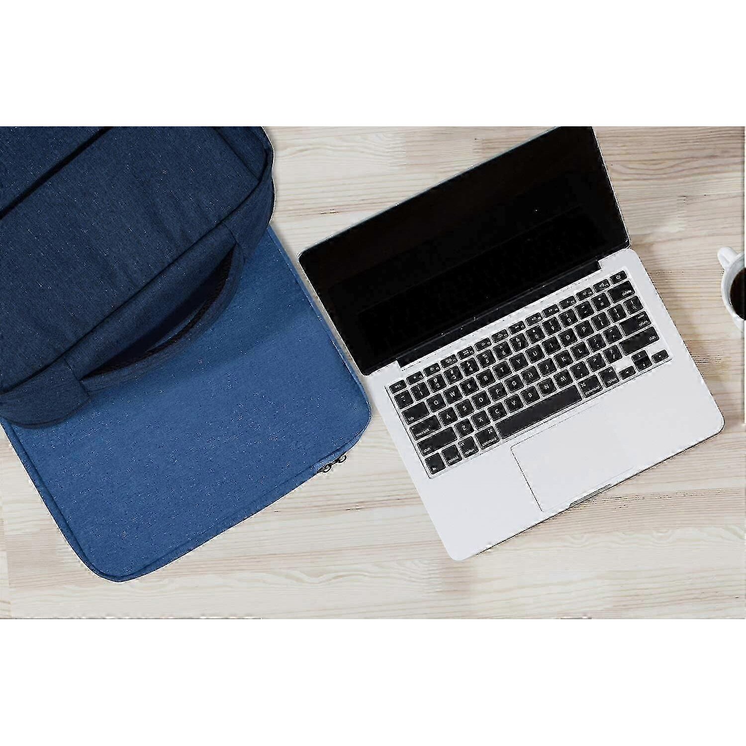 Husa laptop 17.3 inch, 600D poliester, protectie 5mm, negru, 42.7x31x2.5cm