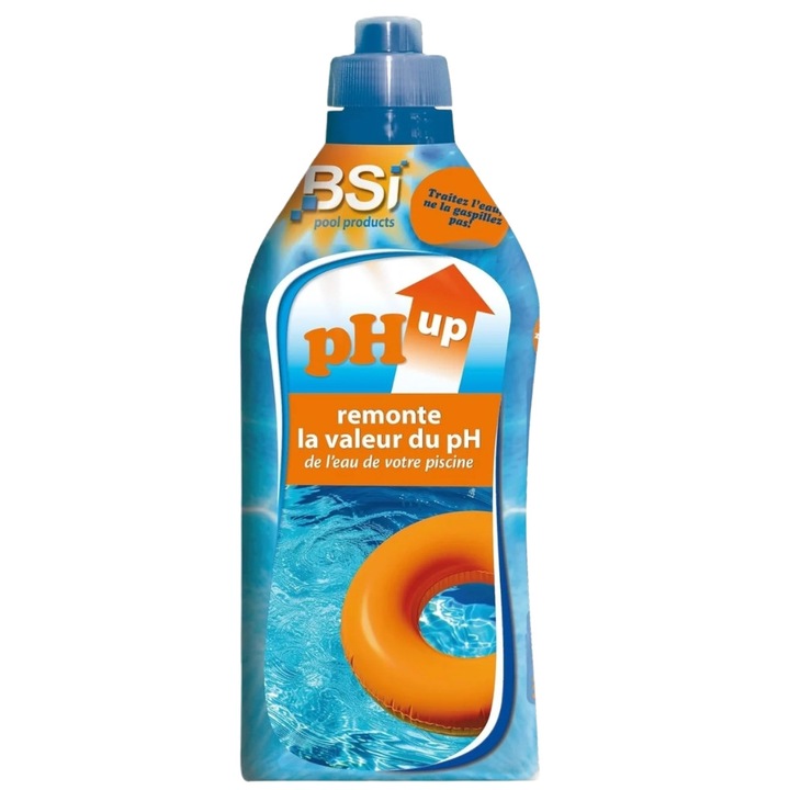 PH Plus, pH-szabályozó medencékhez vagy pezsgőfürdőkhöz, 1 liter, pH növelő
