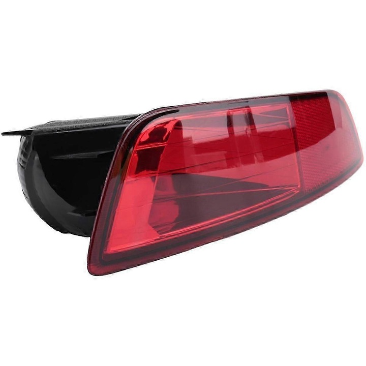 Autó hátsó lökhárító reflektor, 30763323, piros-fekete, 13x7cm