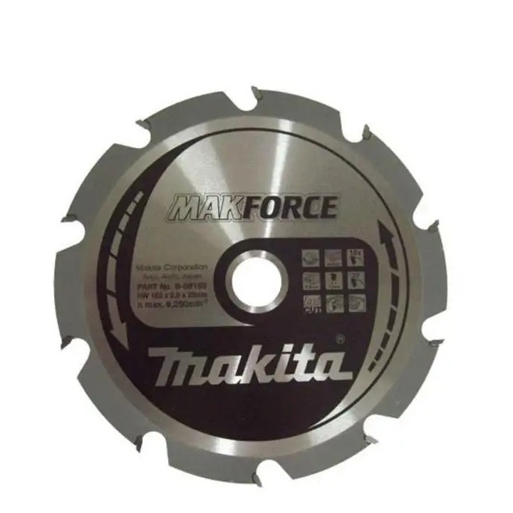 Disc de ferastrau Makita 165x20mm 10 dinti pentru lemn