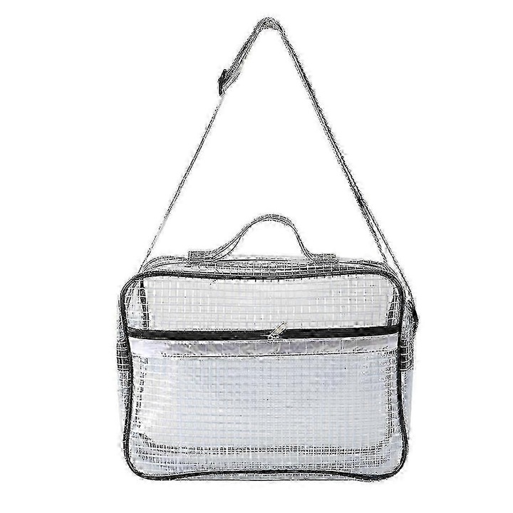 Átlátszó PVC szerszámrendező táska 40x30x12cm antisztatikus