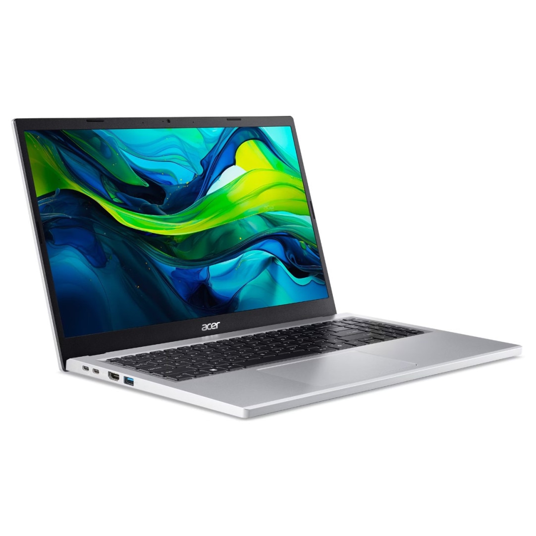 Laptop Acer AG15, 15.6" Full HD Touchscreen, AMD Ryzen™ 5 7520U pana la 4.3 GHz, 8 GB RAM DDR5, 512 GB SSD, AMD Radeon, Windows 11 Home, Pure Silver 512 GB